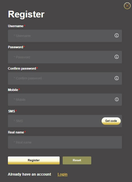 Jilibet Registration